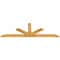 Ekena Millwork Saratoga Rough Sawn Timber Gable Bracket, Western Red Cedar, 108"W x 36"H x 2"D x 6"F, 8/12 Pitch GBW108X36X0206SAR00RWR - alternate 5